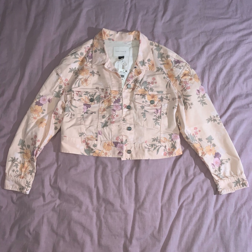 Floral Denim Jacket
